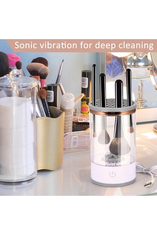 Cozhyess Kozmetik Fırça Temizleyici, Elektrikli Makyaj Fırça
