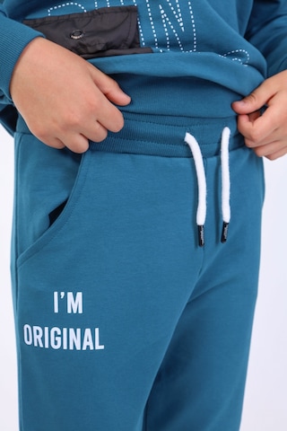 Toontoy Erkek Çocuk I Am Orıgınal Baskılı Eşofman Takım Petrol Mavi