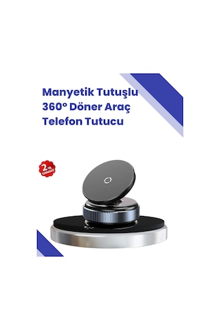 Northcity Araç İçi Telefon Tutucu - Güçlü Manyetik Vakumlu Model Siyah