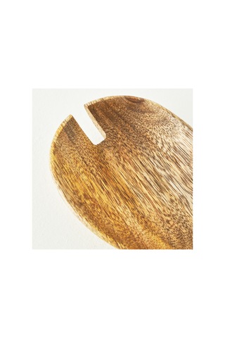 Bella Maison Varna Salata Servis Seti Naturel 22x8 Cm Kahverengi