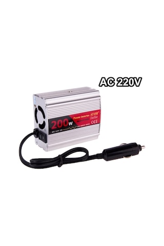 Suvpr Dy-8103 200w Dc 12v - Ac Araç Güç Çevirici 500ma Usb Bağlantı Noktası Ve Evrensel Güç Soketi