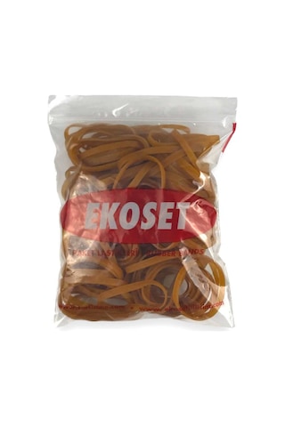 Ekoset Kalın Para Lastiği 400 Adet 70 x 5 MM