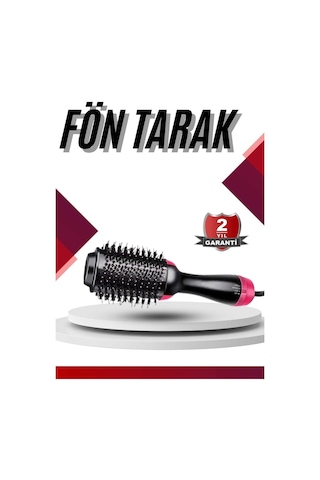 Fön Tarak 1200 W Saç Şekillendirici Saç Düzleştirici Saç Kurutma Çok Renkli