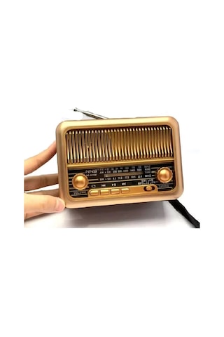 NNS NS-3315BT Bluetooth USB SD MP3 Nostaljik Ahşap Radyo