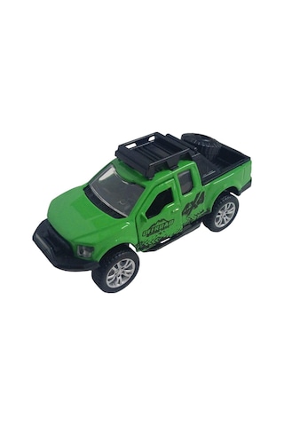Çek Bırak Metal Arazi Aracı 13 Cm - Yeşil