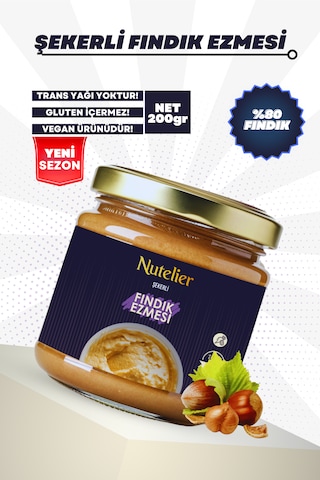 Nutelier Şekerli Fındık Ezmesi 200 G