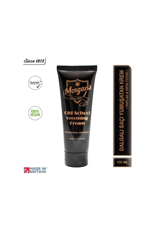 Morgan's Pomade Old School Grooming Cream - Orta Tutuşlu Parlak Şekilendirici Bakım Kremi 100 ML