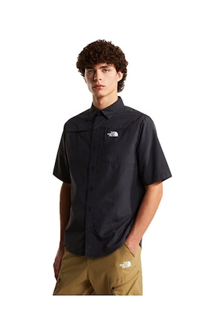The North Face M Sequoia Short Sleeve Shirt Erkek Outdoor Kısa Kollu Gömlek Nf0a8fu6jk31siyah Siyah