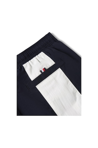 Tommy Hilfiger Orta Boy Cut&sew İpli Lacivert Yüzme Şortu-13048 Lacivert