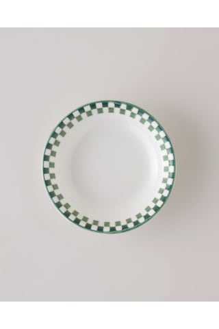 English Home Gardenia Porselen Çerezlik 11 Cm Beyaz - Yeşil Beyaz - Yeşil