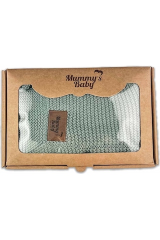 Mummy's Baby Organik Pamuk Battaniye 80x100 Yeşil