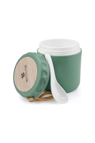 400 Ml'lik Paket Müsli Kupası, Kaşık Ve Kapaklı Yoğurt Kupası