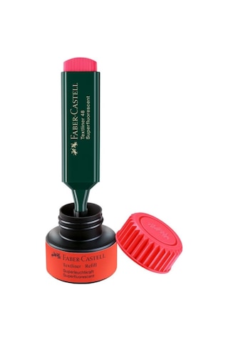 Faber Castell Kırmızı Fosforlu Kalem Mürekkebi 154921