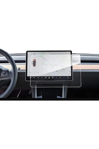 Tesla Model Y Uyumlu Multimedya Ekran Koruyucu Nano Film