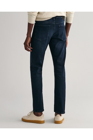 Gant Erkek Siyah Extra Slim Fit Jean Pantolon Düz 1000178 Siyah