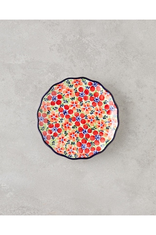 English Home Botanic Stoneware Pasta Tabağı 16 Cm Renkli Çok Renkli