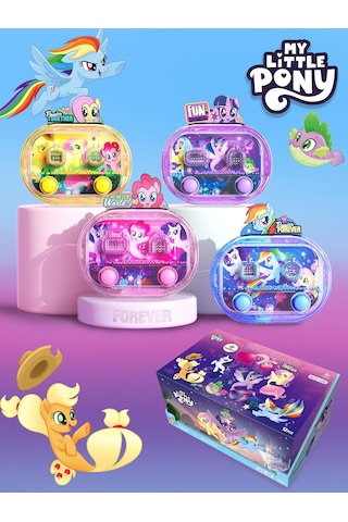 My Little Pony Lisanslı Suda Halka Köpük Geçirme Oyunu Nostaljik Sulu Oyun Stres Oyuncağı