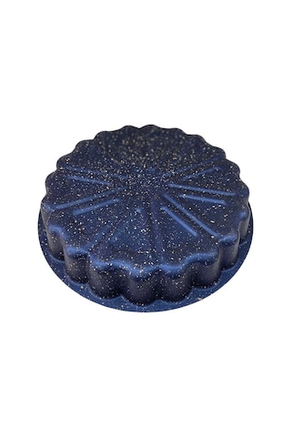 Qussine Granit Kek Kalıbı Yuvarlak 26 cm Mavi