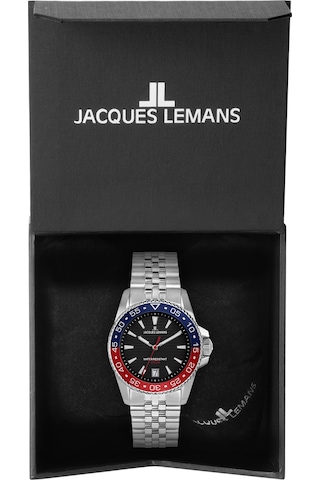 Jacques Lemans 1-2205k Lıverpool Dıver Erkek Kol Saati Gümüş - Mavi