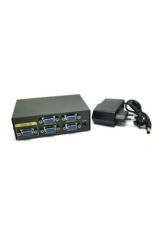 Rose 1/4 Vga Splitter 4Port Vga Çoklayıcı