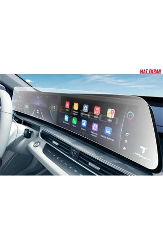 Chery Tıggo 7 Pro Max 2024 Dijital Gösterge Ve Multimedya Uyumlu Mat Ekran Koruyucu