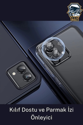 Xiaomi Redmi Note 12 Pro 5g Kamera Koruyucu Temperli Cam Parlak Lens Koruma Eko Cl-07 Zore