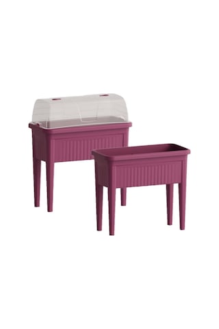 Omnipazar So-abs3 Fanuslu Ayaklı Bahçe Yetiştirme Saksı Seti 60 Litre No 3 14561077