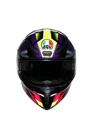 Agv Kask/k1 S Fastlap Black Purple Pınk Çok Renkli