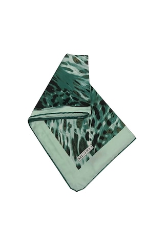 Yenisinial Mısırlı Polyester Eşarp Desen 5 Yeşil