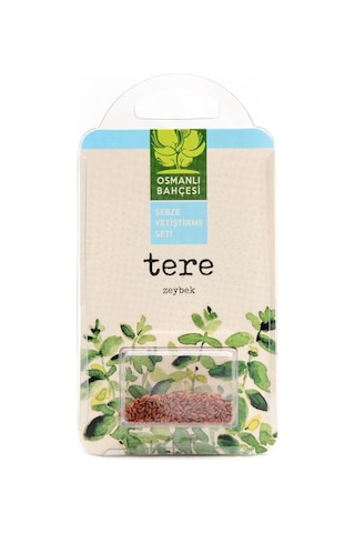 Yerli Tere Tohumu Yetiştirme Seti