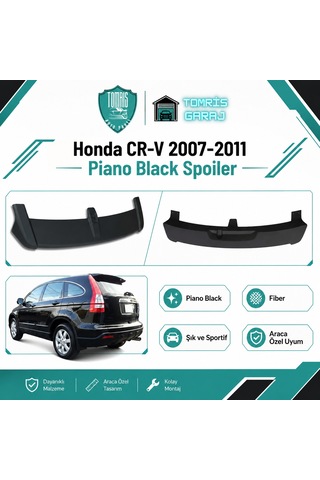 Honda Cr-v 2007-2011 Piano Black Spoiler