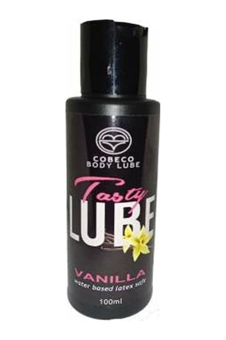 Gees Global Cobeco Vanilla Tasty Lube & Body Massage Oil Vanilya Aromalı 100ml Ve Vücut Masaj Yağı 100ml Set Gbzs
