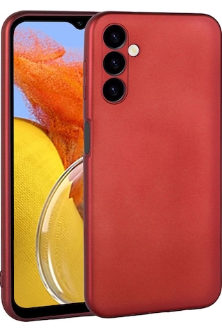 Zore Galaxy Uyumlu M14 Kılıf Premier Silikon Kapak - Kırmızı Kirmizi