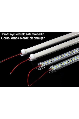 12 Volt Bantlı 5730 Ledli Led Bar Alüminyum Çubuk Led 72 Ledli Amber Sarı 100cm 12v