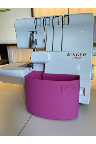 Singer Overlok Çöp Kutusu Fire Kabı Xl Fuşya Pembe 14sh654 14sh75