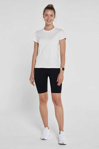 Jerf Lydney Kadın T-shirt Krem 001