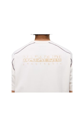 P0a4ıcln1a1-r Napapijri S-reflect Ss Erkek T-shirt Beyaz P0a4ıcln1a1-r