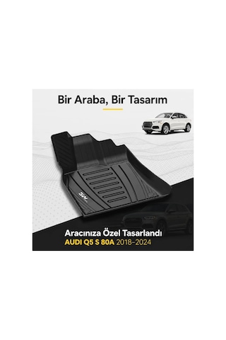Audi Q5/sq5 80a 2018-2024 Araca Özel Tpe Paspas Seti