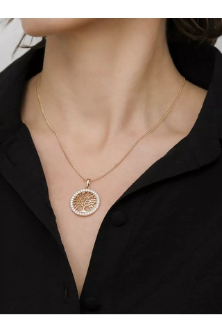 Xuping Kadın Boyun Kolyesi 175070770 Altın Rengi