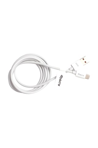 Eco-act Beyaz Usb-a-c Kablo 1.2 M, 66 W Hızlı Şarj, Dayanıklı Plastik Yapı