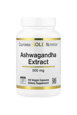 California Gold Nutrition, As-hw-aga-ndha, 500 Mg, 120 Veg Capsules
