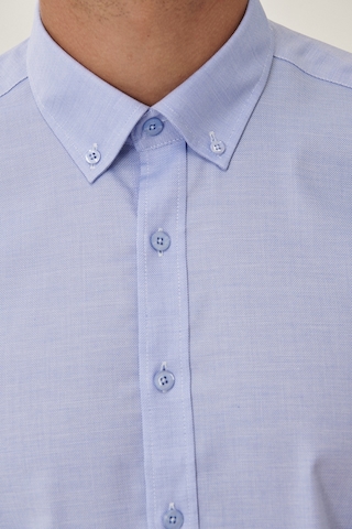 AC&Co / Altınyıldız Classics Altınyıldız Classics Erkek Gömlek Non-Iron (465114484) Mavi