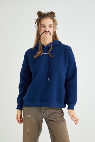 Hello Kitty Lisanslı Kapüşonlu Kalın Sweatshirt Renkli