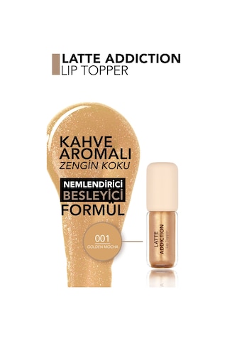 Flormar Latte Besleyici Etkili & Kahve Aromalı Dudak Parlatıcısı 001 Mocha Glow