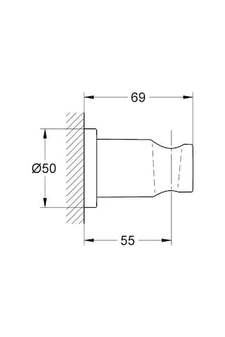 Grohe Rainshower® El Duşu Askısı - 27074GL0 Krom