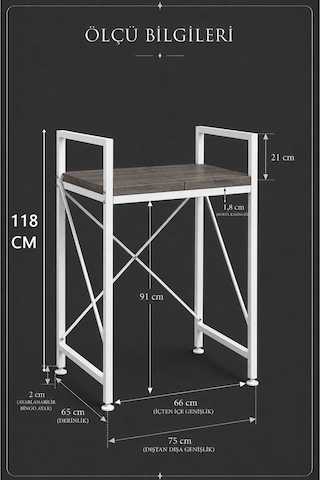 Lifos Siyah/beyaz Raflı Çamaşır Makinesi Dolabı Kurutma Makinesi Dolabı Metal Banyo Dolabı