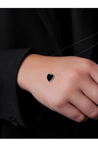 Lucente Balıkçılık İpi Kolye Kalp 925 Ayar Gümüş 327293797 Gümüş