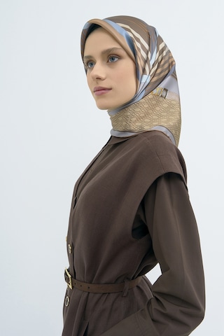 Armine Saf İpek Sura Eşarp-2026 İlkbahar-yaz- 952100d Gri