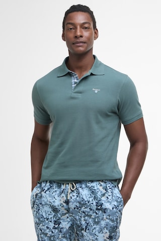 Barbour Tartan Pique Polo Yaka Te31 Vintage Teal Te31 Vintage Teal Çok Renkli