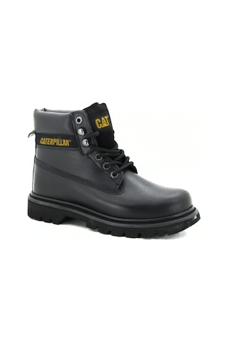 Caterpillar Colorado Black Siyah Deri Kadın Bot Siyah